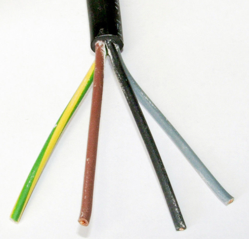 2.5 mm² 4 Core (3C+E)415V Rubber Insulated cord - 30 meter long